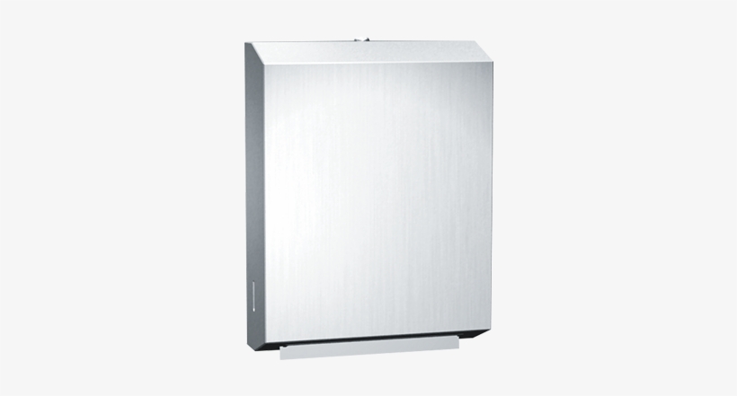 0210 - Paper Towel Dispenser White Steel, transparent png download