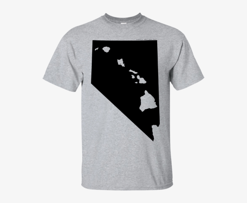 Living In Nevada With Hawaii Roots Ultra Cotton T Shirt, - Hawaii White Black Shower Curtain, transparent png download