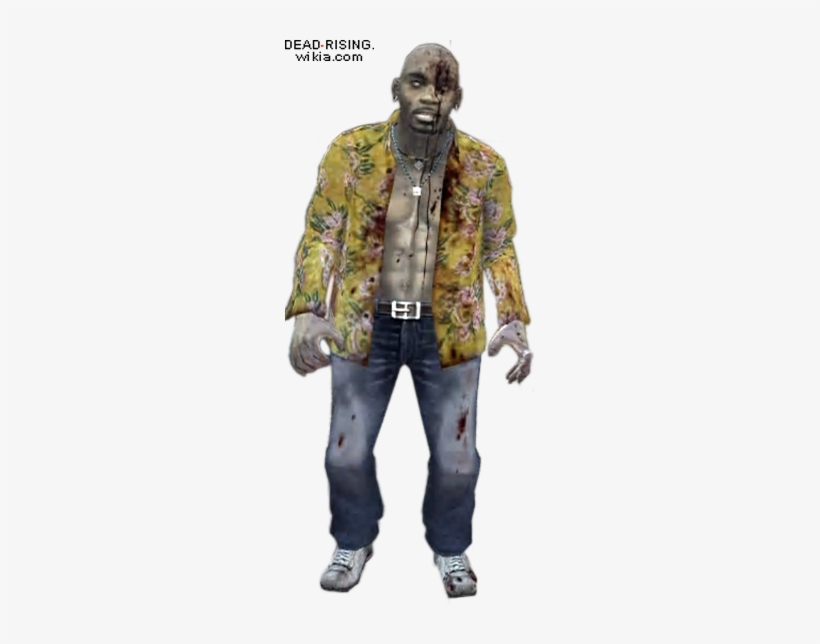 Dead Rising Zombie Hawian Hunting Knife - Dead Rising Black Zombie, transparent png download