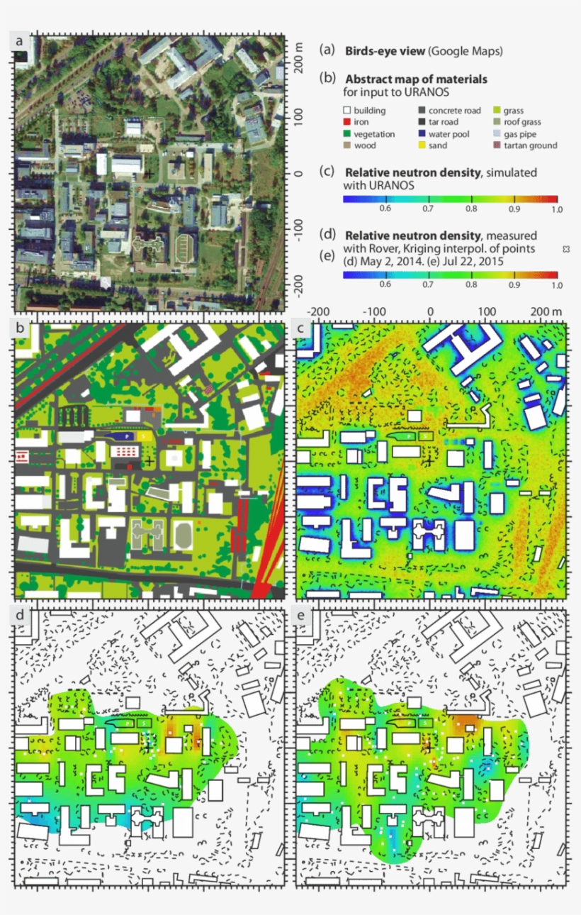 Neutron Environment Of The Urban Crns Test Site (centred - Neutron, transparent png download