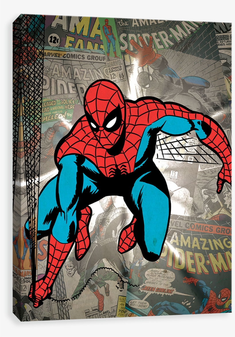 Spider-man Swing - Spider-man Iphone 6/6s Plus Case - Spider-man Vintage, transparent png download