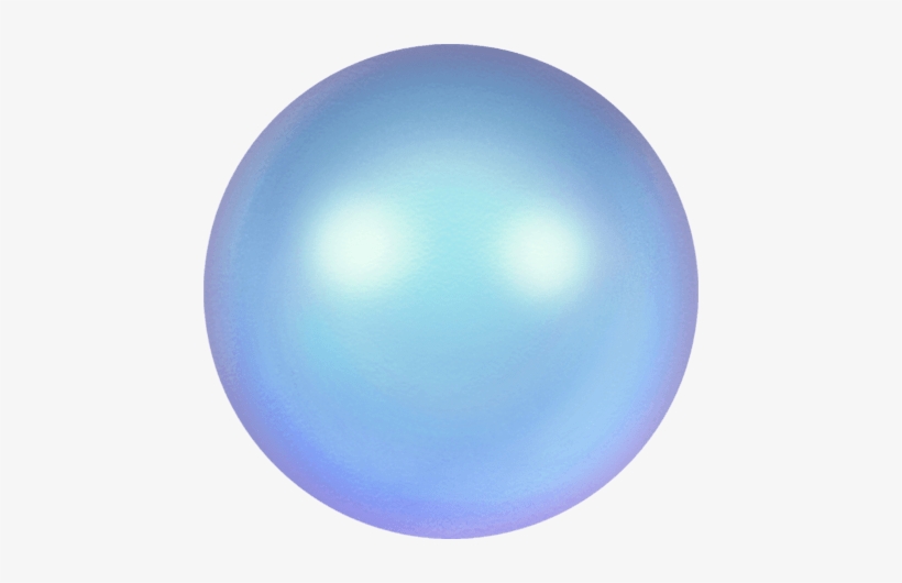 Swarovski 5810 Cr Iridescent Light Blue - Blue Pearl, transparent png download