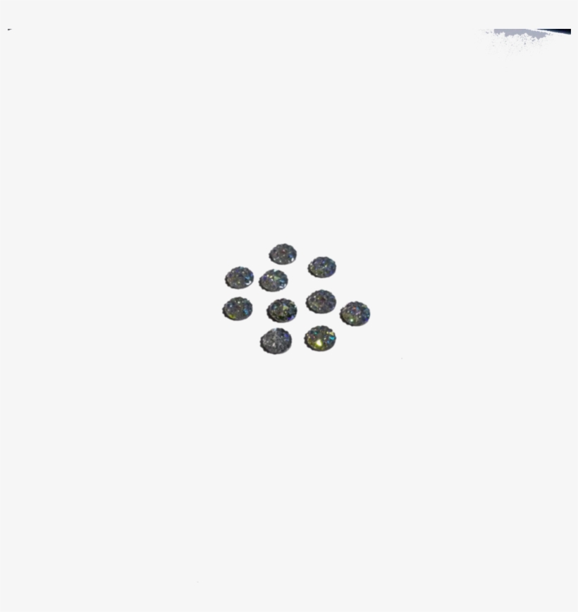 Dragonfly Garden- Iridescent Faceted Gems - Circle, transparent png download