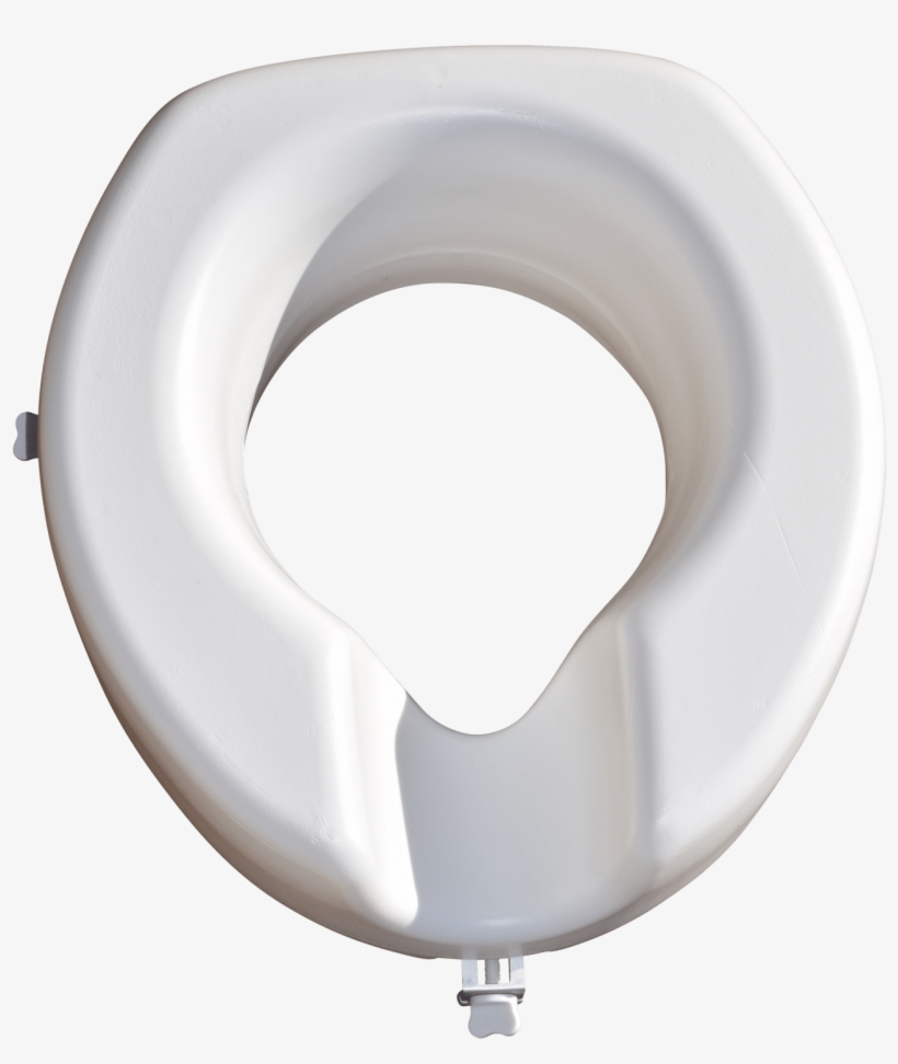 Raised Toilet Seat Top View - Circle, transparent png download