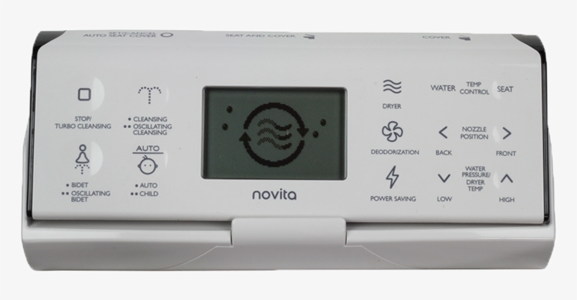 Novita Bh Remote Lights Off - Novita Bh90/bh93 Bidet Toilet Seat Bh90 Bh93, transparent png download