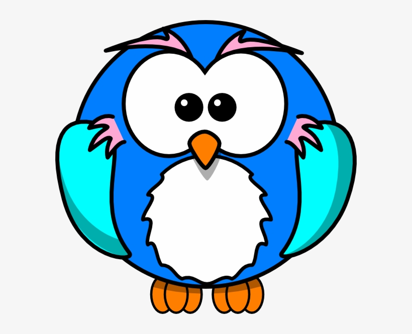 Owl Cute Ladybug Clipart - Cartoon Owl Shower Curtain, transparent png download