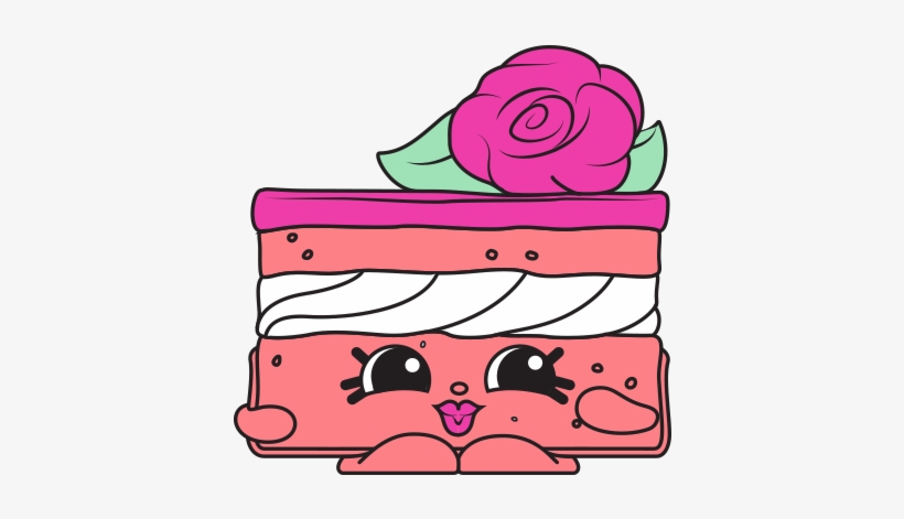 Primrose Petal Cake - Shopkins Primrose Petal Cake, transparent png download