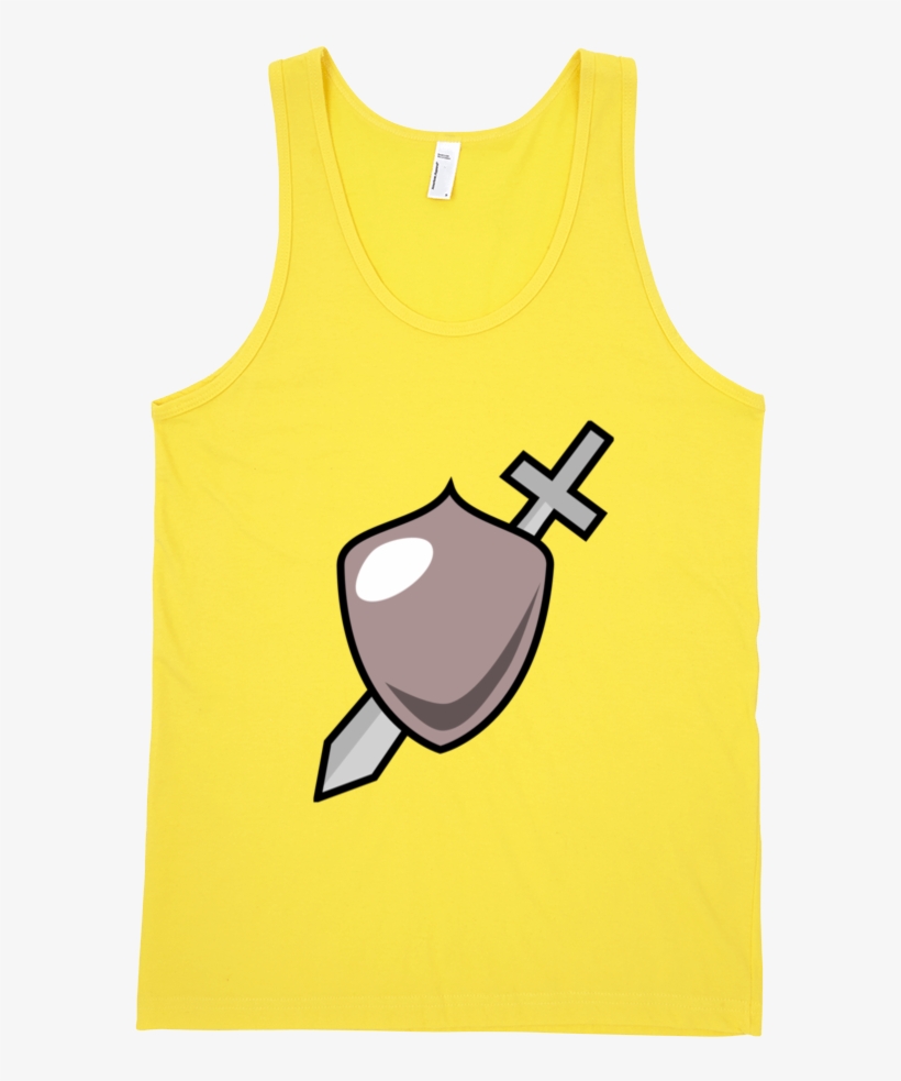 Sword And Shield Fine Jersey Tank Top Unisex - Europe Tees Sword And Shield Icon, transparent png download