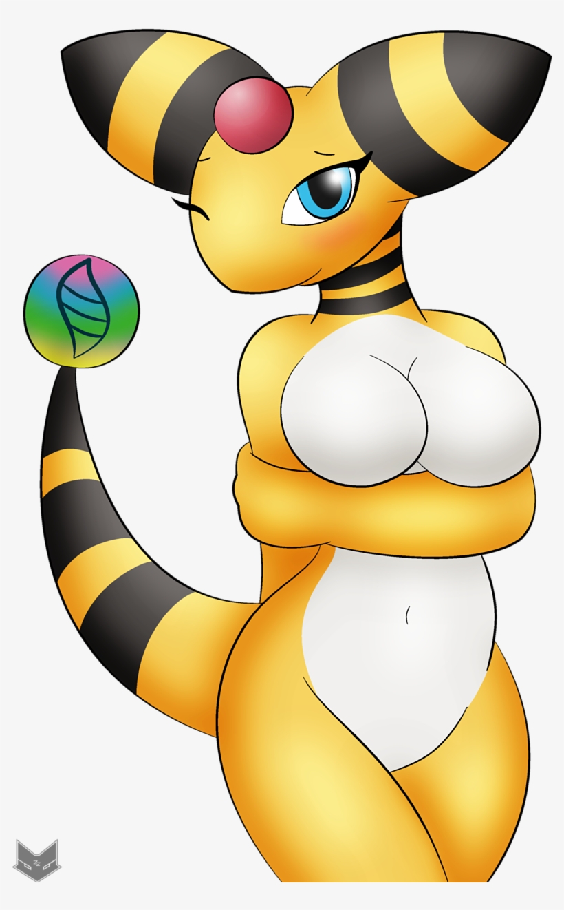 Commission Erin The Ampharos By Zinzoa-d9r1yrm - Ampharos Zinzoa, transparent png download