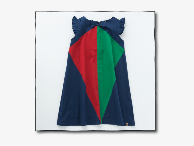 Milk Teeth Girls' Navy Ringmaster Dress - Dress, transparent png download