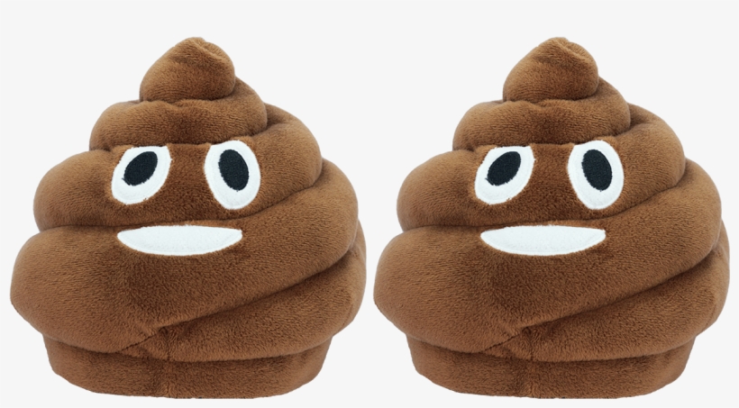 Emoji Slippers - Smiley Poo - Emoji Slippers Png, transparent png download