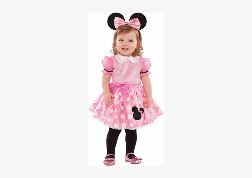 Little Pink Minnie Mouse Costume - Pink Minnie Mouse Costume, transparent png download