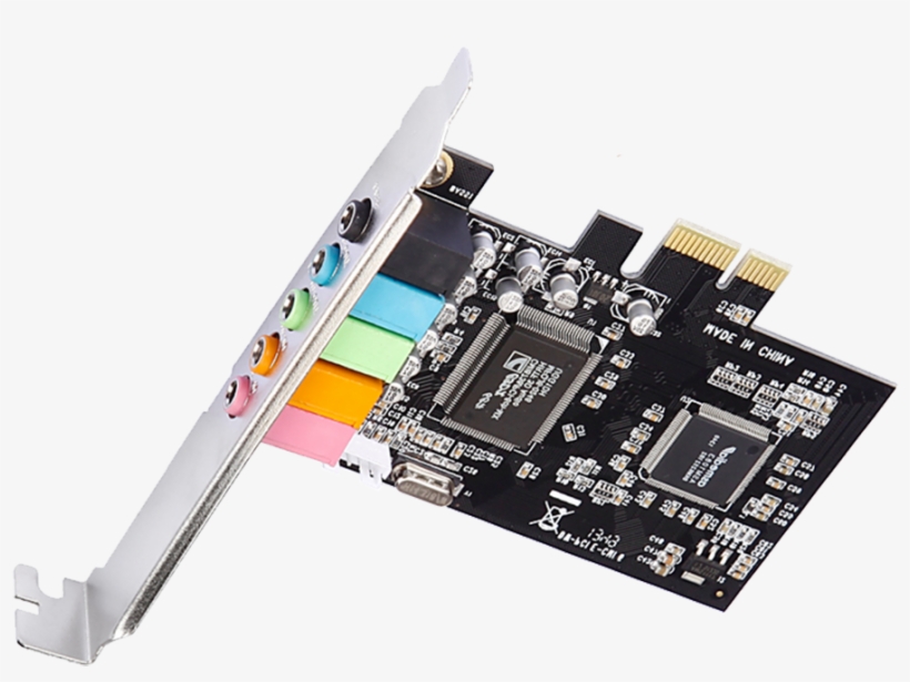 Stereo Line-in With - Outad Cmi8738 Cinema Stereo Surround Sound Card Pcie-5.1, transparent png download