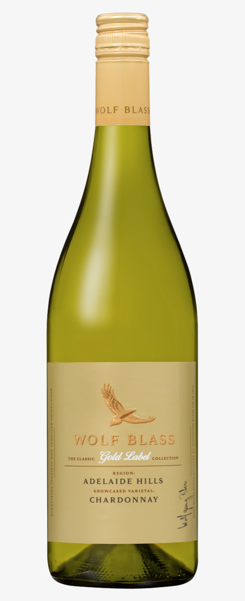 Wolf Blass Gold Label Chardonnay - Pouilly Fuissé Wine, transparent png download