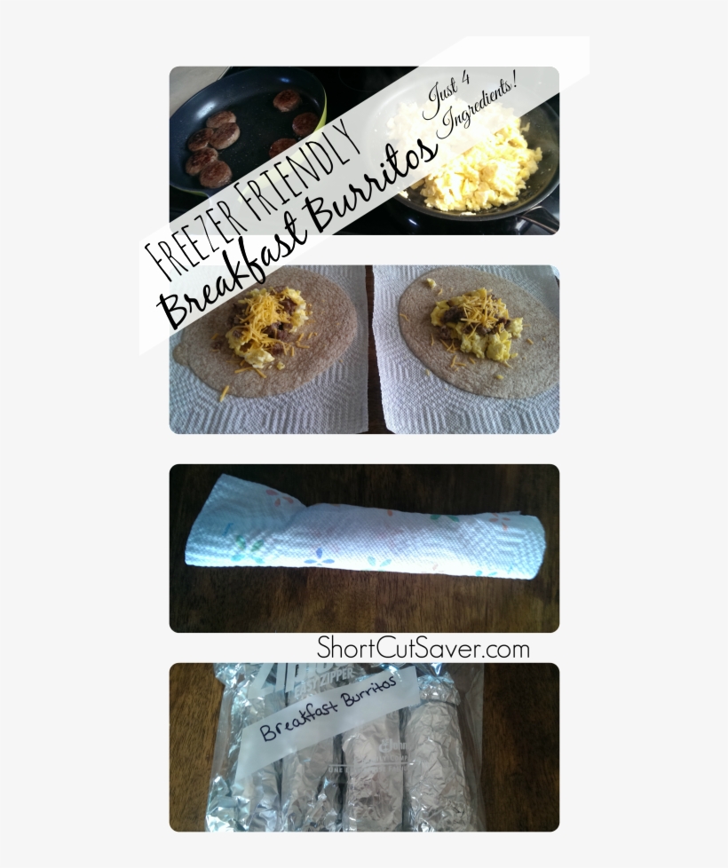 Freezer-friendly Breakfast Burritos - Breakfast Burrito, transparent png download