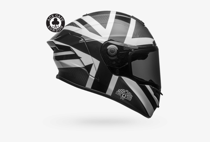Bell Racer Star Flex Full Face Helmet Ace Cafe Black - Bell Race Star Flex, transparent png download