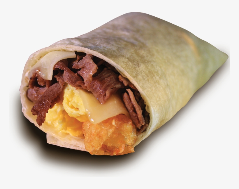 Philly Steak Egg And Cheese Burrito - Sneaky Pete's, transparent png download