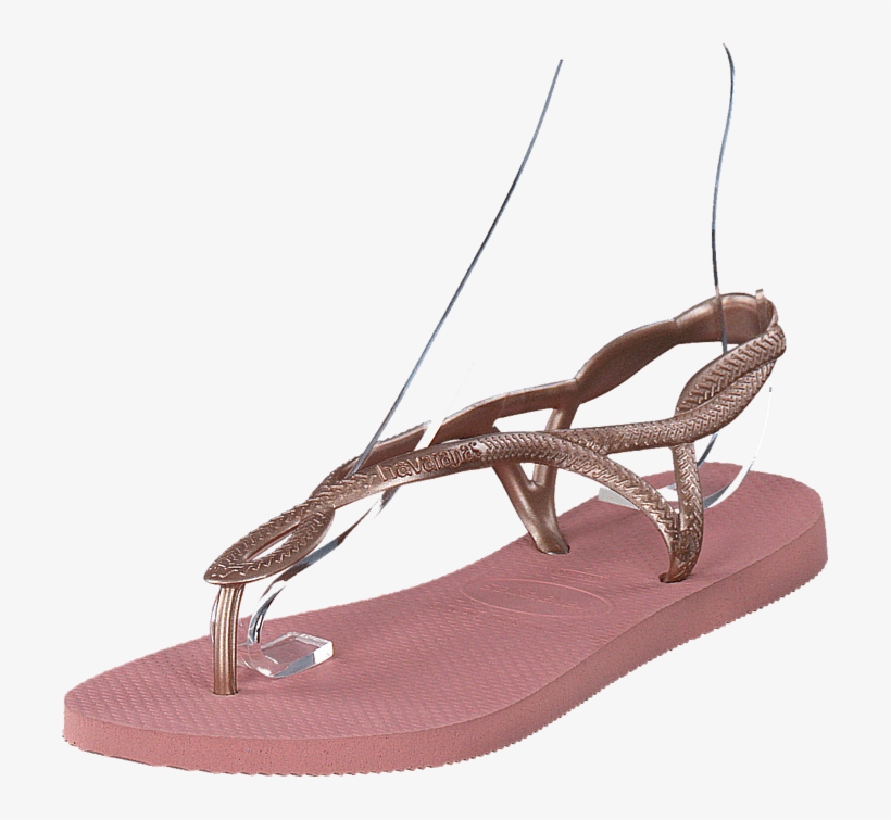Havaianas Luna Light Rose 55121-02 Womens Rubber Rubber - Sandal, transparent png download