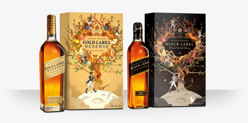 Black Label Has Hints Of Grape, Orange And Fig, Where - J/walker Johnnie Walker Black Label, transparent png download