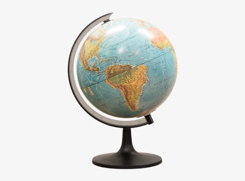 Globo Terráqueo Luminoso Elaborado En 1986 Por El Sello - Globo Terraqueo Vintage Png, transparent png download