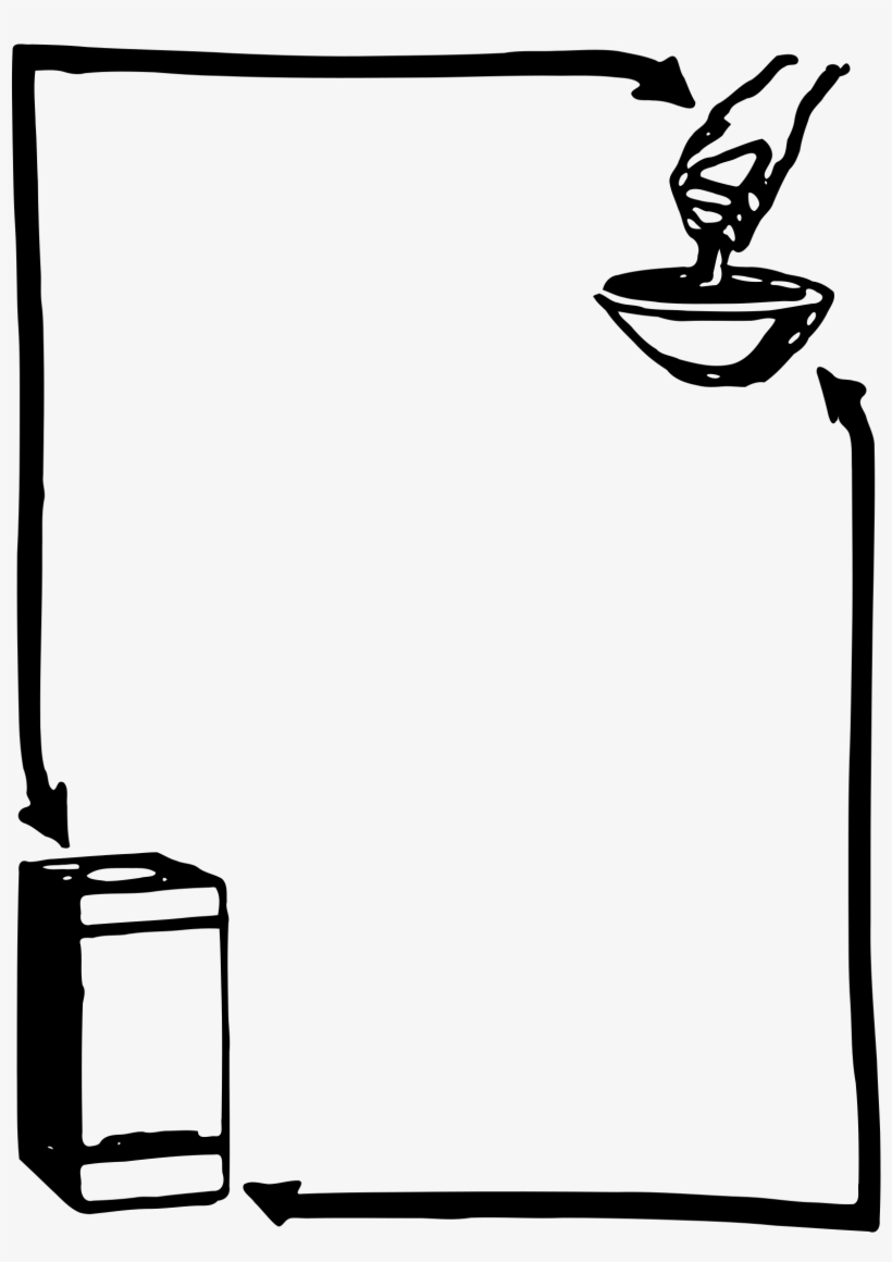 This Free Icons Png Design Of Mixing Bowl And Arrows, transparent png download