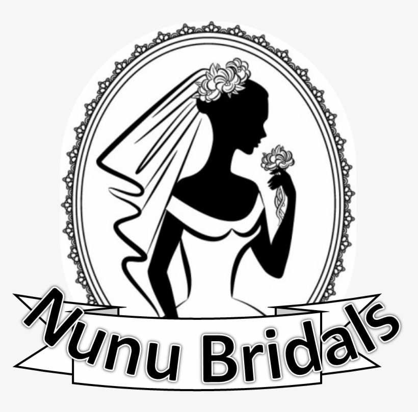 Nunubridals - Bride Silhouette Vector Png, transparent png download