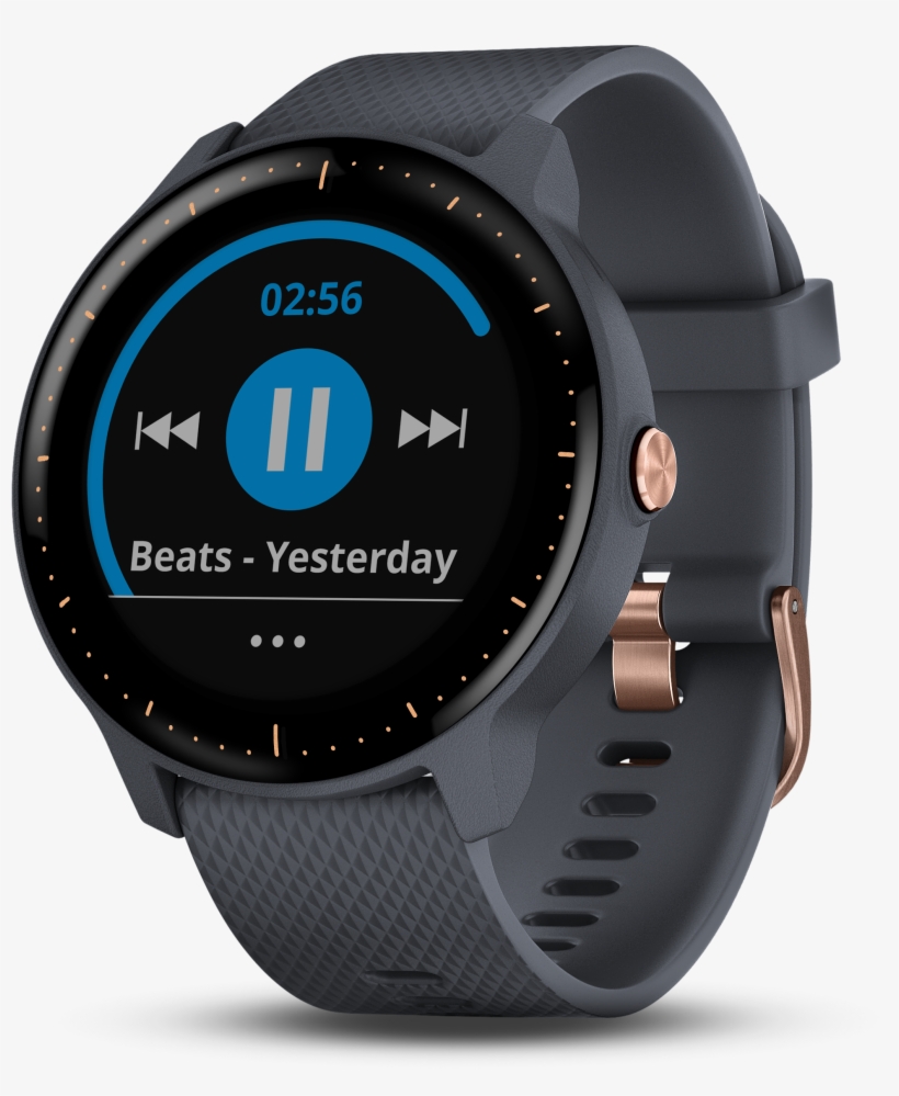 Garmin Vivoactive 3 Music Gps Heart Rate Monitor Smart - Vivoactive 3 Music Granite Blue, transparent png download