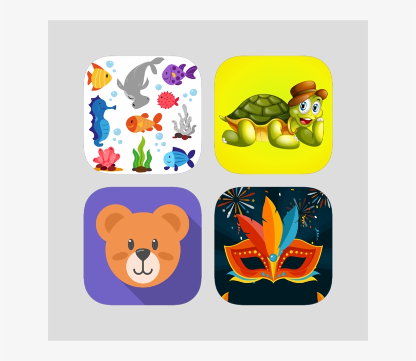 Premium Sea Life Stickers Pack On The App Store - Schildkröten Und Teich Keramikfliese, transparent png download