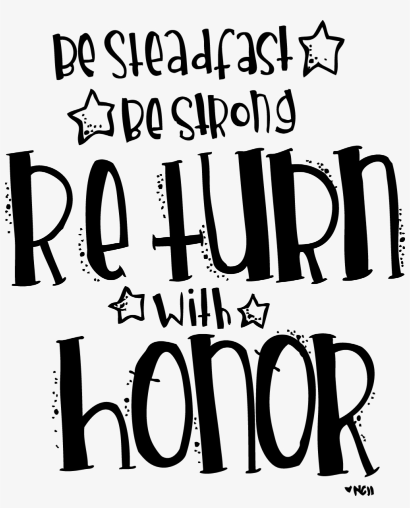 28 Collection Of Mormon Missionary Clipart - Return With Honor Missionaries, transparent png download