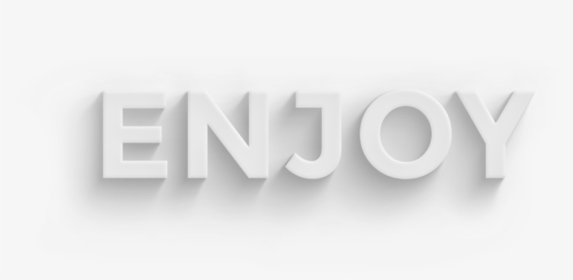 Enjoy - Graphic Design, transparent png download
