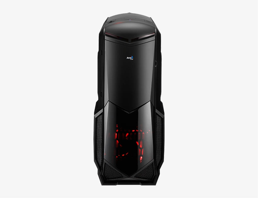 Case > - Aerocool Battle Hawk Cases Battle Hawk Black Black, transparent png download