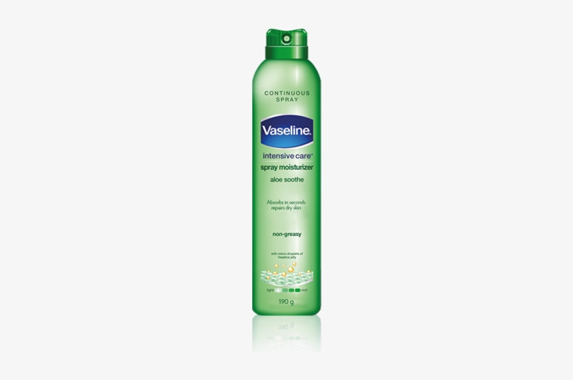 Aloe - Vaseline Aloe Spray Lotion, transparent png download