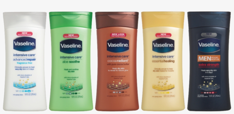 Vaseline Victory Line-up - Vaseline Body Lotion, Intensive Rescue-10, Oz., transparent png download