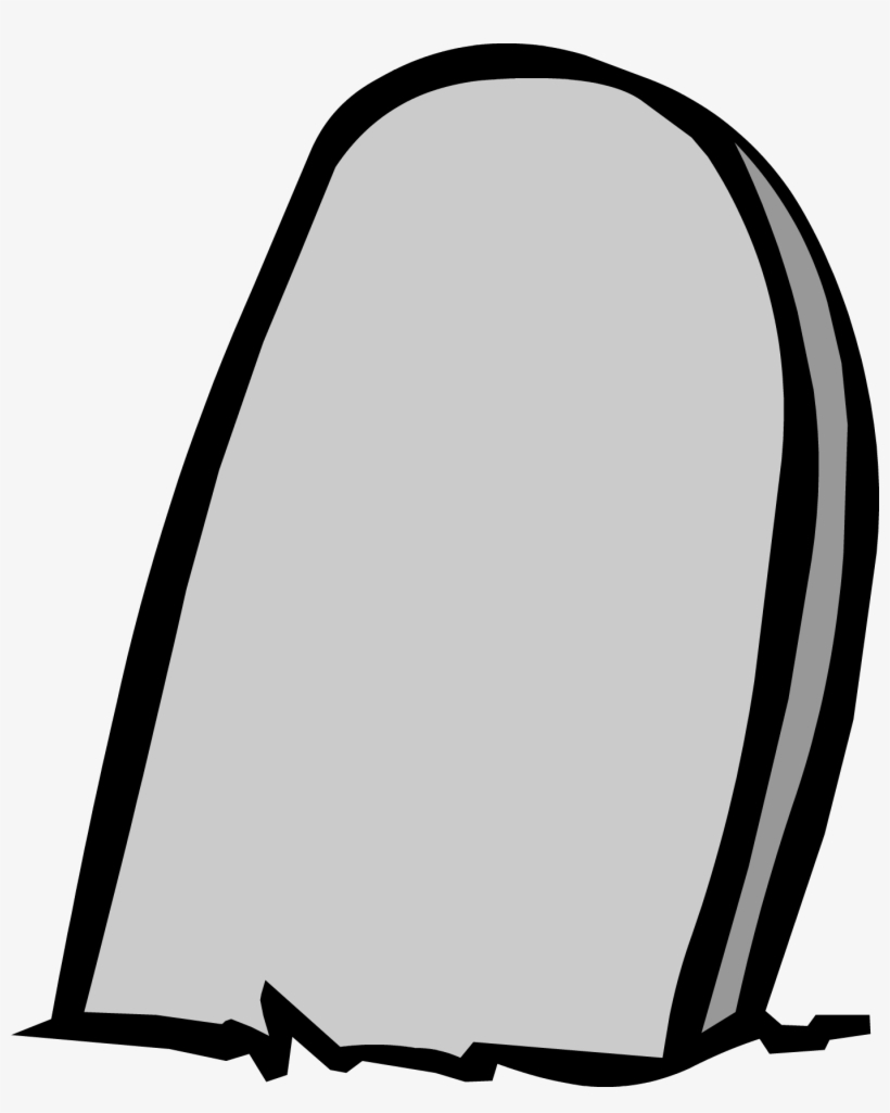 Club Penguin Wiki - Headstone, transparent png download