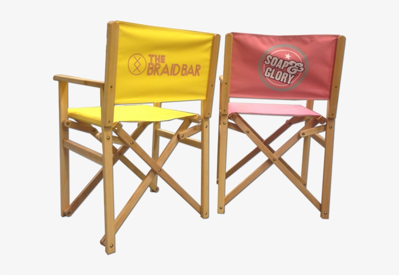 Full Colour Personalised Directors Chair - Soap And Glory, transparent png download