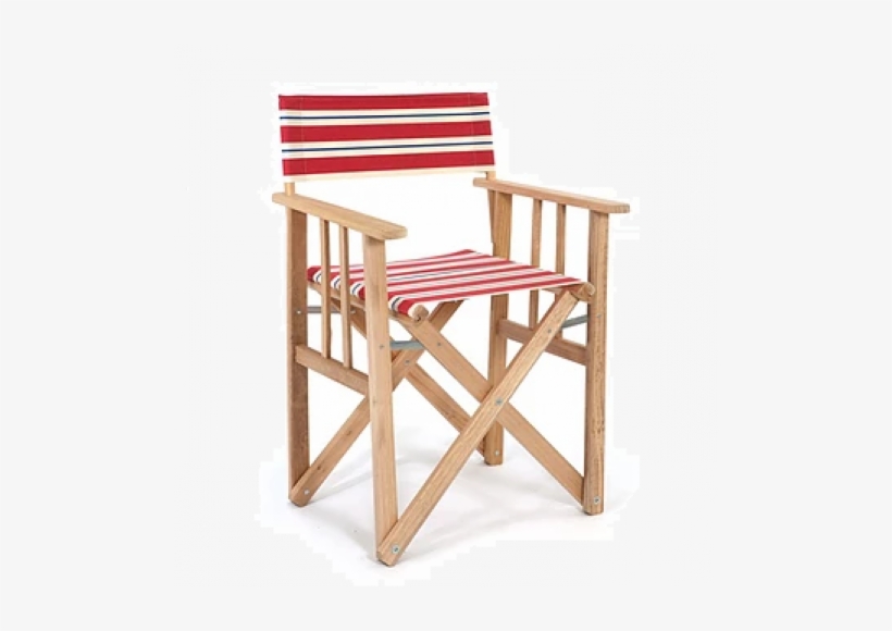 Director Chair Striped - Fauteuil Metteur En Scene, transparent png download