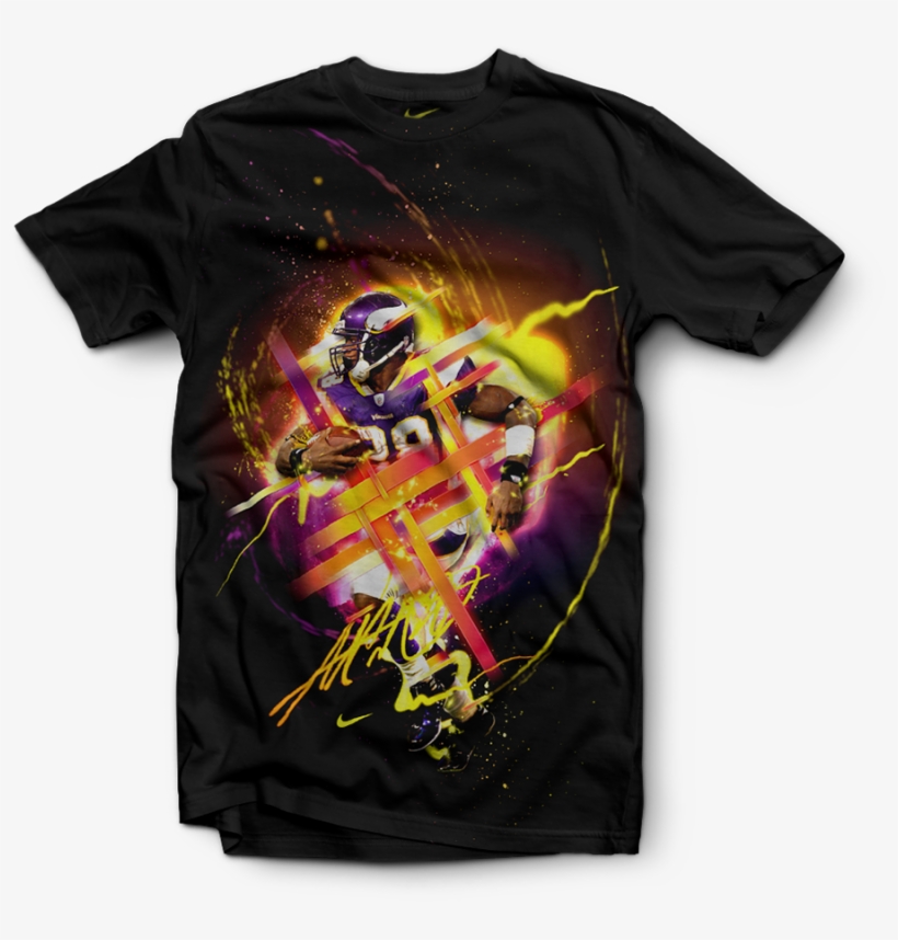 Nike Football Adrian Peterson T-shirt - Nike, transparent png download