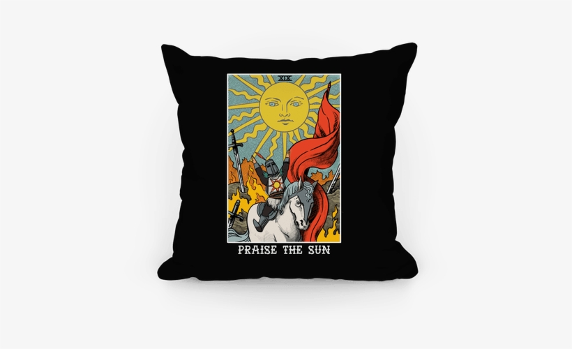 Praise The Sun Tarot Card Pillow - Tarot Praise The Sun, transparent png download