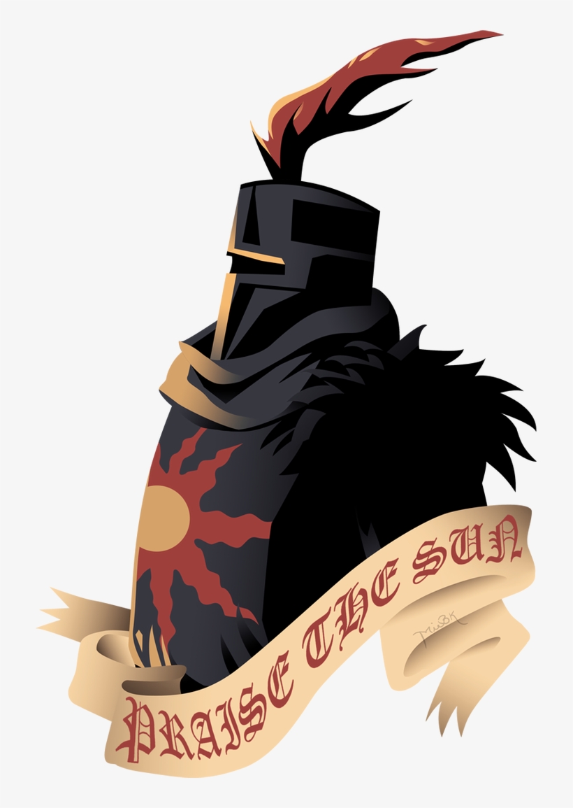Mie Kristensen On Twitter - Solaire Of Astora, transparent png download