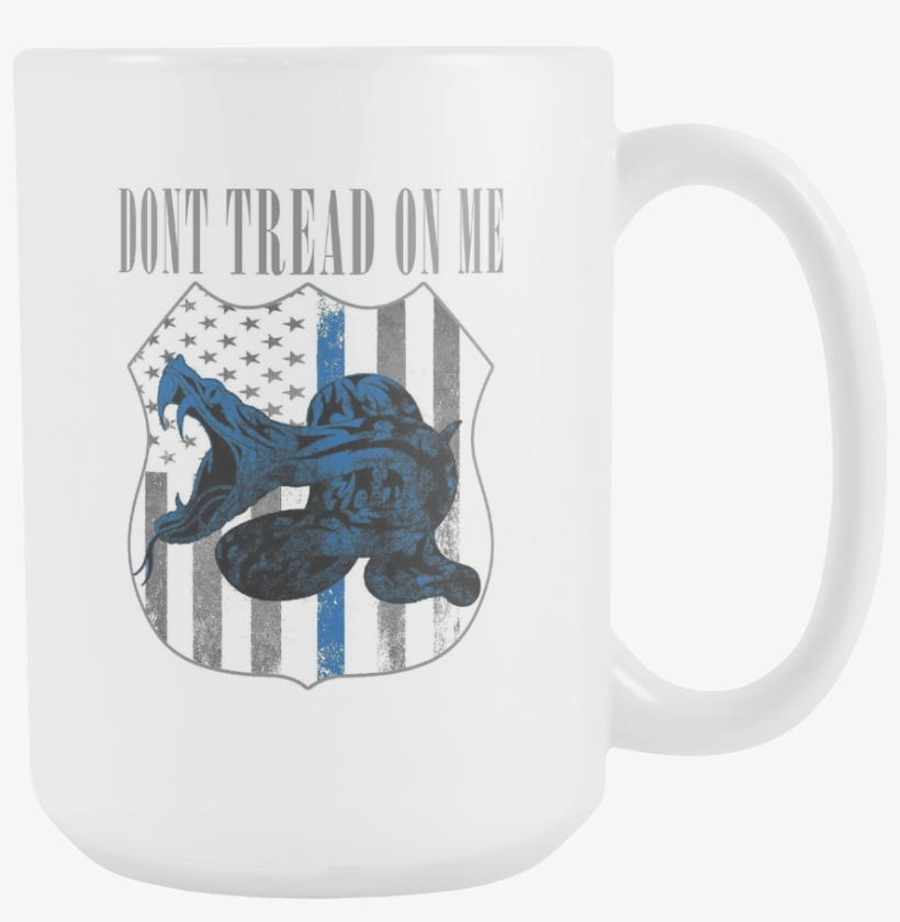 Dont Tread On Me Big Coffee Mug - Mug, transparent png download