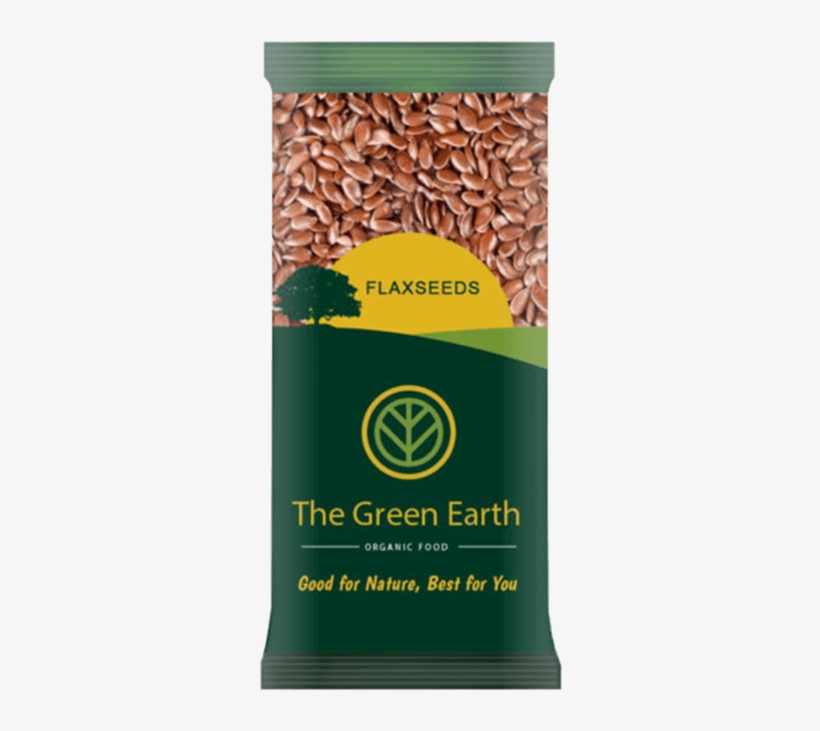 The Green Earth Flaxseeds - The Organic Food Store -- The Green Earth, transparent png download