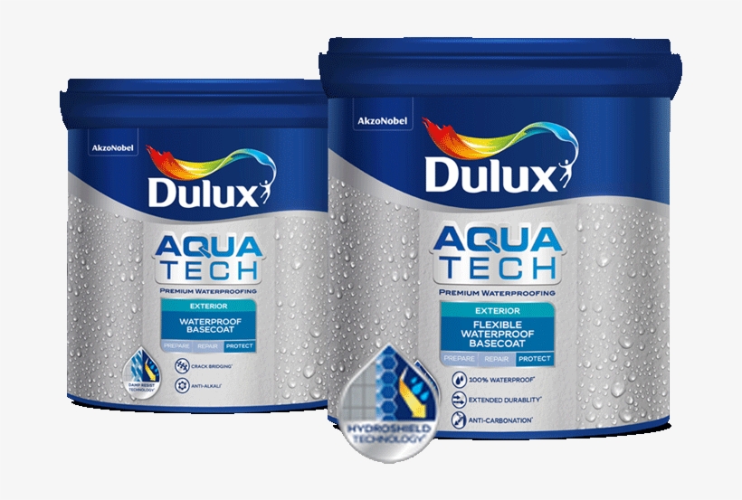 Solution External Dampness - Dulux Aquatech Waterproof, transparent png download