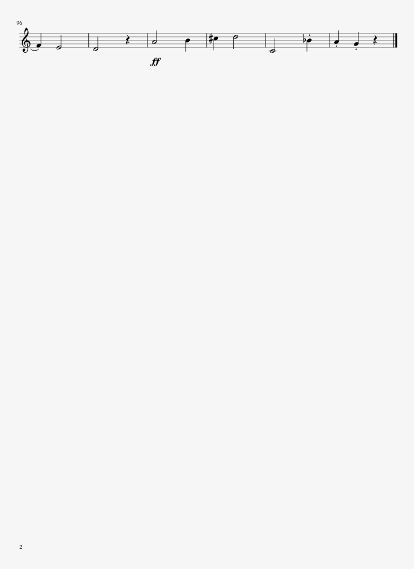 Legends Of Tomorrow Sheet Music 2 Of 2 Pages - Music Download, transparent png download