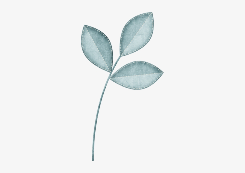 Leaves - Blue, transparent png download