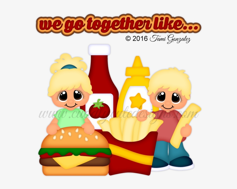Burger And Fries, transparent png download