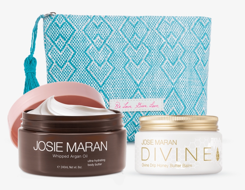 Nourish And Protect Set - Josie Maran Cosmetics - Mango Whipped Argan Oil Body, transparent png download