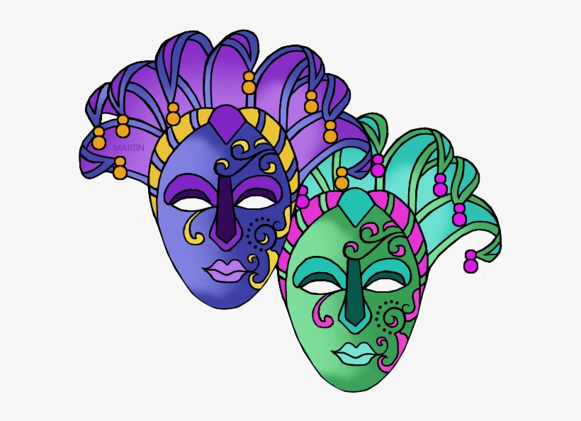 Mardi Gras Masks - Masks, transparent png download