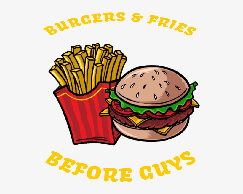 Burgers And Fries Before Guys - French Fries, transparent png download