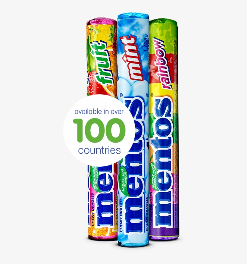 Mentos - Mentos Chewy Mints, Cinnamon - 1.32 Oz Roll, transparent png download