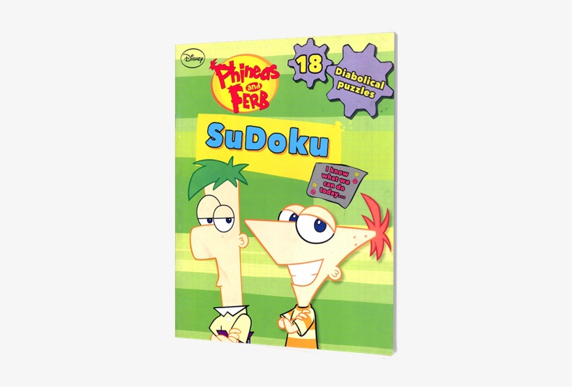 Disney Phineas And Ferb Sudoku Book - Phineas And Ferb: Sudoku Book, transparent png download